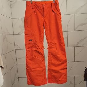 The North Face Vibrant Orange Ski Pants